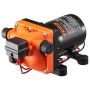 12 V membraanveepump, 3 GPM, 4 kambrit, rõhulülitiga, 12,7 mm ühendus