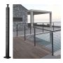 Kaabelpiirdepost, 36"x1"x2" terasest, L-kujuline, SUS304 roostevabast terasest