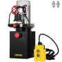 Hüdrauliline pump 4-liitrise teraspaagiga, 12 V, kahetoimeline