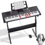 Цифровое пианино на 61 клавишу с подсветкой и USB MIDI