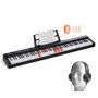 Цифровое пианино, 88 клавиш, Bluetooth, USB, с педалями и наушниками.