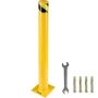 Kollane terasest turvapost 48"x4,5" ankrupoltidega