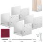 Roostevabast terasest reguleeritav postialus 203x203 mm, 4 tk.