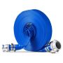 Tagasipesu PVC voolik 38 mm x 30,5 m, sinine, Camlock alumiiniumühendustega