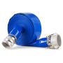 Tagasipesuvoolik 76 mm x 15,2 m, sinine PVC alumiiniumühendustega