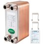 Joodetud plaatsoojusvaheti 3/4" MNPT, roostevaba teras 316L, 40 plaati