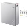 Terasest elektrikarp 60x50x20 cm, 304 roostevabast terasest, IP66, seinale kinnitatav, lukuga