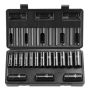 3/8" löökkruvikeerajate komplekt, 15 osa, 8-22 mm, 6 otsaga, kroom-molübdeenteras