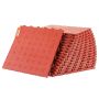Punased libisemiskindlad kahepoolsed garaažipõrandaplaadid, 12x12 tolli, 50 tk.