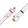 90 W CO2 laser borosilikaatklaasist toru, 1250 mm, läbimõõt 80 mm