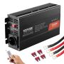 Puhas siinuslaine inverter 1000 W 12 V kuni 230 V, 2 vahelduvvoolu pistikupesa, 2 USB ja C-tüüpi porti