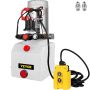 Hüdrauliline pump 3 L, kahetoimeline, 12 V, plastmahutiga