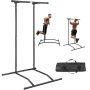 Jõujõutorni lõuatõmbeseim, 2 taset, must, kandevõime 100 kg