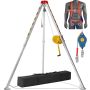 Päästekolmjalg kitsastes ruumides, 816,4 kg, 2,13 m jalg, 30 m köis