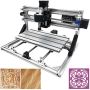3-teljeline CNC-frees graveerimiseks puidule ja PVC-le 300x180x45 mm