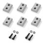 Vahetuskaubad kahepoolsetele CR12MOV armatuuri lõiketeradele, 6 tk, 3/4" (20 mm)