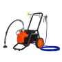 Diafragmaga õhuvaba värvipihusti, 1700 W, 3000 PSI, käru ja pikendusvardaga