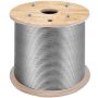 Roostevabast terasest tekiköis 3/16" x 1000 jalga, T316 merekvaliteediga, 1x19 kiududega