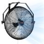 Seinaventilaator 57 cm, 3 kiirust, must, veekindel, ärikasutuseks