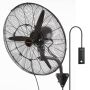 Võnkuv uduventilaator 24,2" 3 kiirust 7000 CFM veekindel