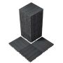 Tumehallid omavahel ühendatavad plastist terrassiplaadid, 36 tk, 29,6 x 29,6 cm