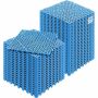 Modulaarsed libisemiskindlad PVC põrandaplaadid, 30x30 cm, sinised, 50 tk.