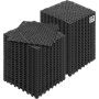 Modulaarsed PVC põrandapadjad, 30x30 cm, libisemiskindlad, mustad, 55 tk.
