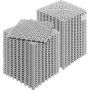 Modulaarsed drenaažiplaadid põrandale, 55 tk, 30x30 cm, hall PVC