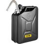 Jerrykanister 20 L, terasest, tilaga, must