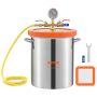 Вакуумная дегазационная камера с крышкой из закаленного стекла, 11,4 л, силиконовая заглушка.
