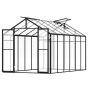 Polükarbonaadist õuekasvuhoone 8x12 jalga ventilatsiooni ja alumiiniumraamiga