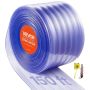 Läbipaistvad PVC ukseliistud, 45,7 m x 30,5 cm, sügavkülmiku ja lao kardinad