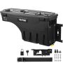 Lukustatav veekindel ABS-ist hoiukast veoauto kerele, 20 L, Dodge Ram 1500 2019–2021, must