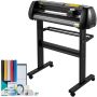 Станок для резки винила, 28 дюймов, с регулируемой скоростью и усилием, с напольной подставкой.