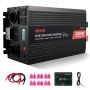 3500W päikeseenergial töötav inverter 12V kuni 230V LCD ja USB-ga