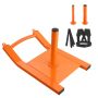 Terasest jõutreeningkelk, oranž, 2,5-5 cm ketastele