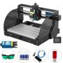 CNC 3018 pro 3-teljeline mini-CNC freesimis- ja graveerimismasin, 300 × 180 × 45 mm, 5,5 W