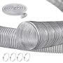 Tolmuimemisvoolik 4" x 50', paksendatud PVC-st, spiraaltraadist