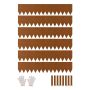 Terasest painduv aiaääris, 6-osaline, 40x8 tolli