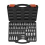 Torx bitide ja padrunvõtmete komplekt, 60 osa, S2 ja cr-v terasest, 1/4-1/2 tolli, karbiga