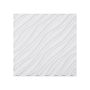 3D seinapaneelid, 12 tk, 19,7x19,7 cm, valged, PVC, minimalistlik disain