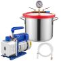 5,7 l vaakumkamber, 28 l/min, 186 W külmaainepump