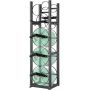 Подставка для баллонов с хладагентом и газовыми держателями, 12,8x13x47 см.