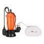 1500 W malmist sukeldatav reoveepump, 21000 l/h, automaatne ujuklüliti