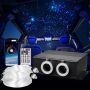 Starlight laevalgustite komplekt, 900 tk, 9,8 jalga, Bluetooth RGBW fiiberoptilised tuled