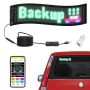 Programmeeritav värviline LED-märk, 38x10 cm, Bluetooth-juhtimine