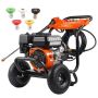 Bensiinimootoriga survepesur 3500 PSI alumiiniumpumba ja 5 otsikuga