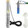 Sügavkaevuga sukeldatav pump, 750 W, 100 l/min, 66 m tõstekõrgus, roostevaba teras, IP68