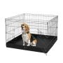 Kokkupandav metallist koeraaedik, 4-osaline, 24x36 tolli, ukse ja 600D Oxford põhjaga