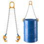 Ketttrumli tõstuk G80, 0,9 t, 50 cm, süsinikteras